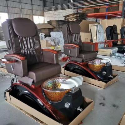 China Diant Modern Luxury Beauty Nail Salon Supply Jet Footsie Electric Pedicure Chair Bath Set Pipeless Whirlpool Spa for sale