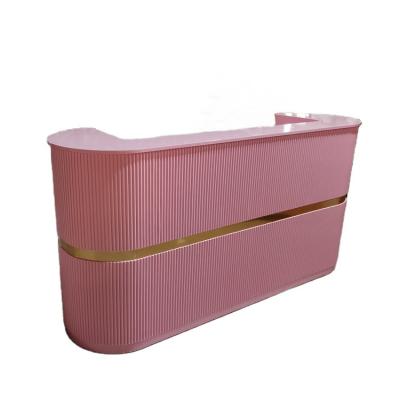 China Beaty Hair Salon Furniture Diant Europe Style Simple Design Reception Desk Tanning Salon High End Durable Reception Desks for sale