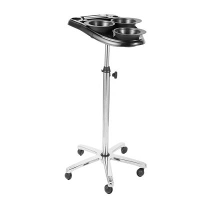 China Hot Sale Modern Black Diant Salon Furniture Rolling Cart Wheels Barber Used Cart Storage Trolley for sale