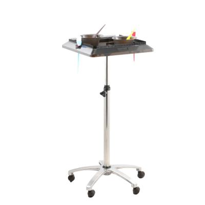 China Adjustable Tray Tattoo Desk Table Trolley Portable Detachable Tripod Stand Modern Height Work Diant Salon Service Stand for sale