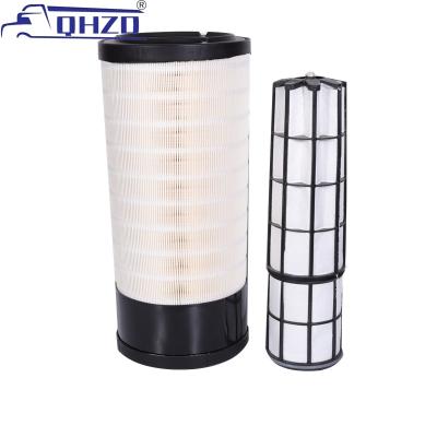 China Composite paper curing paper snowflake paper Air filter P627763 P628203 4716955 4535509 471-6955 453-5509 4881643 for Scania for sale