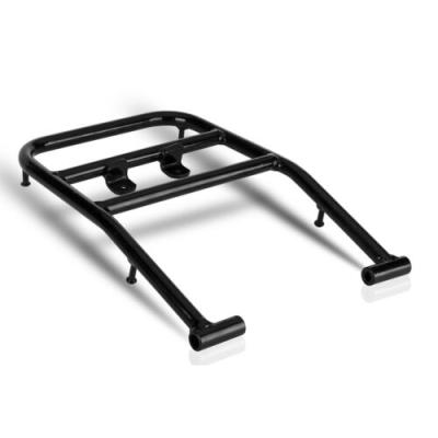 China Suzuki Stainless Steel Black Cheap Motorcycle Luggage Rack Carrier Rear Support for sale