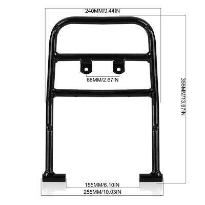 China Motorcycle Mounting Rear Rack Rack Shelf Motorbike Carrier Rack High Quality Ex Factory Price for sale