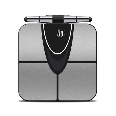 China HiLink APP Square 8 Point Contact Electrode BIA Body Fat Smart BMI Scale with 18 Insightful Measurements F71E for sale