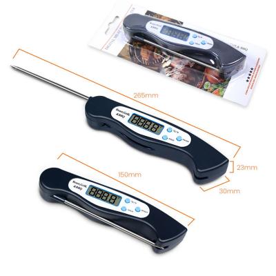 China Household Stove Digital Radio Meat Food Steak Thermometers Stainless Steel Probe Instant Read Meat Thermometer for sale