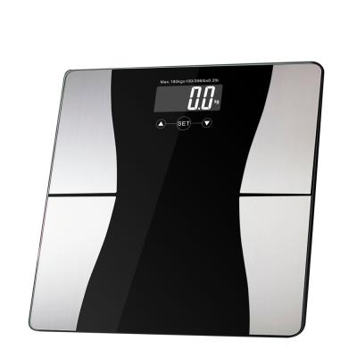 China Water Content Measuring Smart Digital Bathroom Body Fat Scale Metal Division Power Wholesale Body Weight Wireless Analyzer for sale