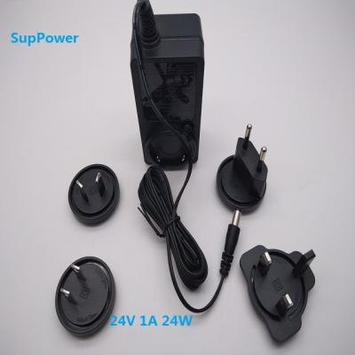 China INTERCHANGEABLE ADAPTER A361 100V 240V AC 1A POWER ADAPTER A361-2401500I for sale