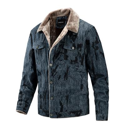 China Breathable Men's Winter Popular Motorcycle Anorak Lining Wool Cotton Wash Jacket for sale