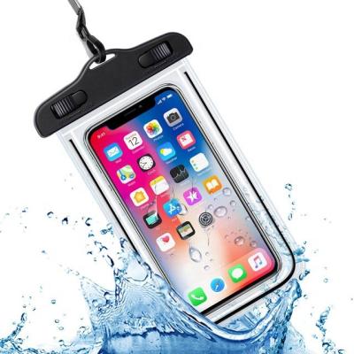 China Amazon Hot Selling Waterproof Phone Waterproof Pouch Drift Bag Filter Mount Diving Swimming Underwater Dry Cover For Phone for sale