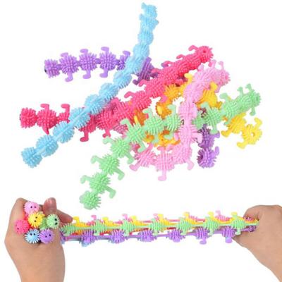 China Silica Gel Noodle Relieves Stress Toy Stretch String TPR Anti Stress Physiotherapy Restless Person Autism Duct Toys for sale