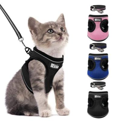 China Hot Custom Small Weight Animal Medium Cat Quick Release Vendor Luxury Harness for sale