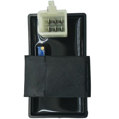 China Adjustable Motorcycle Ignition CDI Box+coil BAOTIAN 45KM H 6 Pin Speed ​​Limit CDI Motorcycle CDI Packing for sale