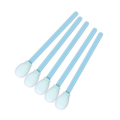 China Inch Alcohol Resistant Big Head Long 25mm Long Tip 25mm Sponge Foam Swab Cleaning Stick for sale