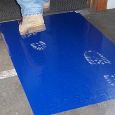 China The Cleanroom Sells 24 x 36 Inch 60*90cm 3.0c Sticky Shop Floor Mat For Cleaning Shoes Wholesale for sale