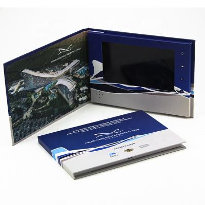 China Paper high quality full viewing angle IPS lcd 4.3 inch a6 mini video screen portfolio for sale