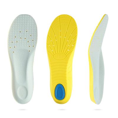 China Custom Sport Eco-Friendly Foam Insole Shock Absorption Protective Gel Arch Support Shoe Insoles Stylish Men Women Foot Insoles For shoes for sale