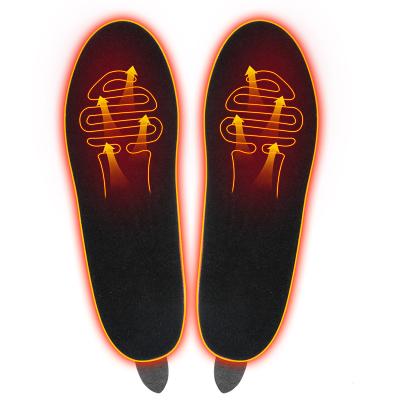 China USB Rechargeable Passionate Washable Unisex Battery Winter Insoles Outdoor Sports Heated Insoles for sale