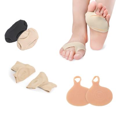 China Soft Toe Separator Protector Silicone Gel Big Toe Bunion Spreader Toe Protector Splint Foot Care Protector Forefoot Pad Kit for sale