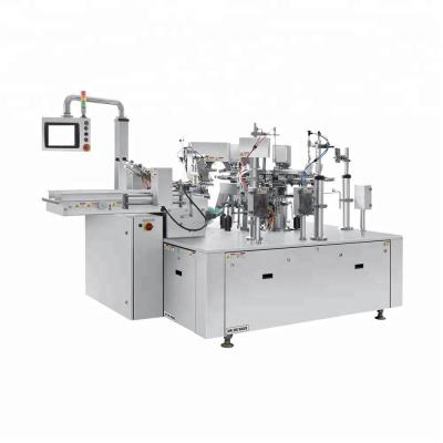 China Automatic Double Pouch Rotary Food Premade Doypack Bag Food Packaging Machine for sale