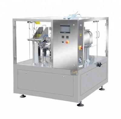 China Unionpack Machinery RZ8 - Rotary Bag 200C Pre-made Food Packing Machine for sale