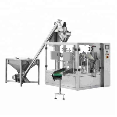 China Food Stand Automatic Pouch Filling And Sealing Machine for sale