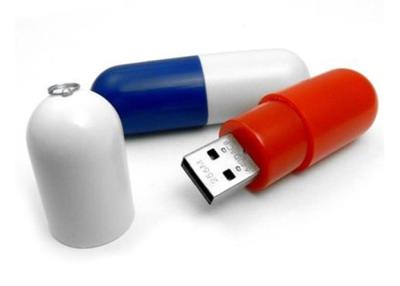 中国 新型 32GB USB のフラッシュ ドライブ親指ドライブ カスタマイズされるプラスチック丸薬 Pendrive のロゴ 販売のため