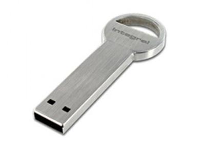 China Aluminium Key Shaped USB Flash Thumb Drive , Custom Printed USB Flash Drives for sale