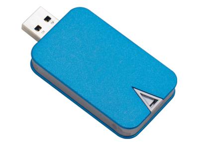 China Large Capacity Flash Drive USB Promotional Square Aluminum Sliding for sale