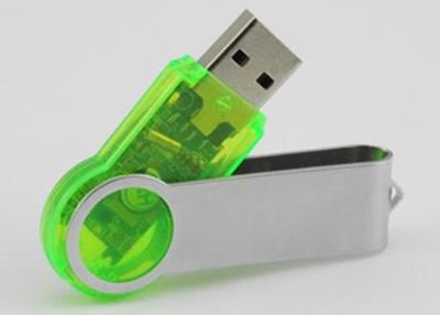 China Plastic / Metal Key USB Flash Drive 64GB Black Swivel 3 years warranty for sale