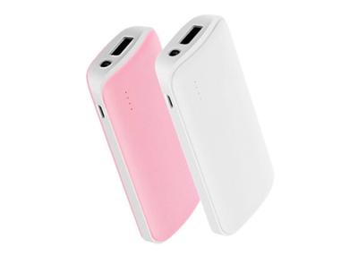 China Factory Wholesale Custom Portable 18650 Battery Portable Power Bank 5000mAh With Led Light for sale