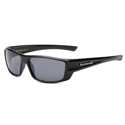 China Custom Rectangle Comfort Mirror Lenses Mens Sport Sunglasses for sale