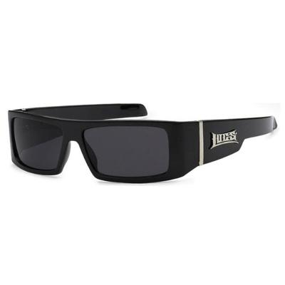 China Comfort Outdoors Driving Custom Gangsta Chicano Locs Sunglass Hip Hop Style UV400 Flat Surface Hardcore Sunglasses for sale