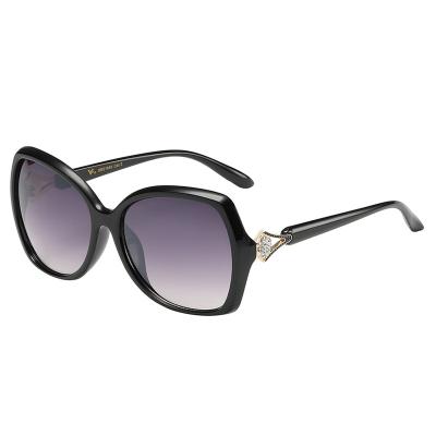 China Hot Selling Comfort Square Frame Rhinestone Women Big Sunglasses for sale