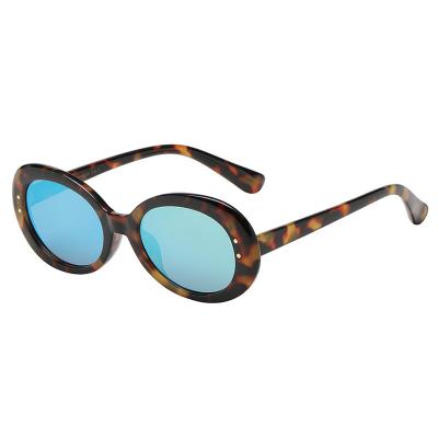 China High Quality Comfort Oval Shape Plastic Frame Sunglasses for sale