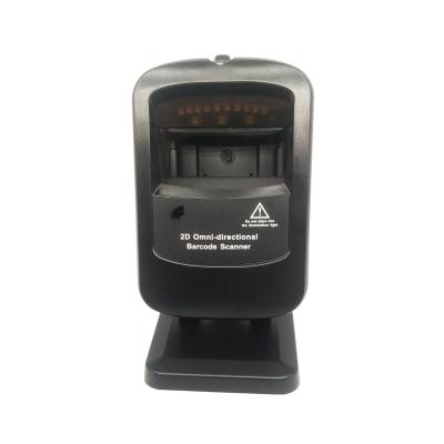 China Qr Platform Omnidirectional High Speed ​​2d Barcode Reader Usb Wired Desktop Barcode Scanner For A4 Payment for sale