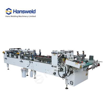 China Full Automatic Product Efficiency PVC PET PP Folder And Gluer For Corrugated Boxes for sale