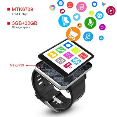 China 3G Drop Shipping DM100 2.86 Inch Android 7.1 Smart Watch 3GB+32GB 4G WiFi Smart Watch Phone for sale