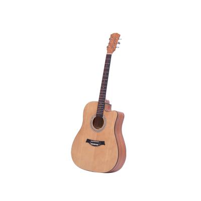 China Spruce Wood Acoustic Guitar Manufacturer 41Inch Spruce Wood Musical Instruments Cheap Prices for sale