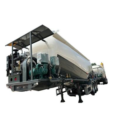 China Other Brand FEICHI Trailers 3 Axles Bulk Dry Cement Powder Material Tanker Semi Truck Trailer for sale