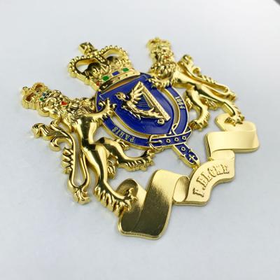 China Safety and Cheap Custom Metal Logo Badge Machine Car Badge Emblem Badge for sale