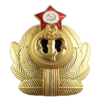 China Custom high quality custom 3d embossed Africa zinc alloy metal enamel military sheriff security badge for sale