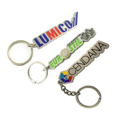 China Souvenir / Promotion Gift Hot Sales Cheap Metal Key Chain , Key Shape Key Chain With Custom Design Key Chain for sale