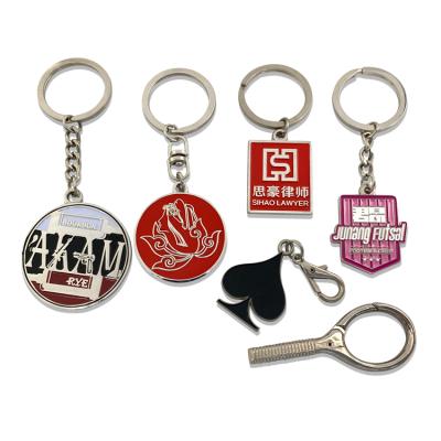 China Custom Promotional Cute Europe Logo 3d Cartoon Animal Personalized Soft Rubber Key Chain for sale