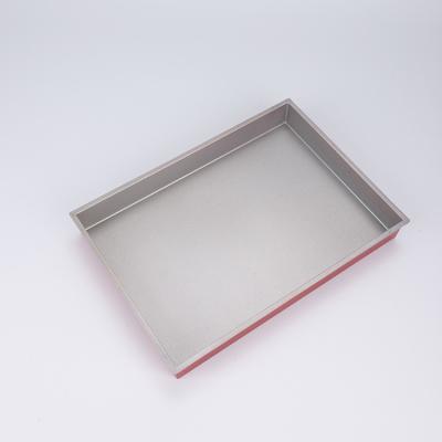 China Sustainable Home Use Cast-Aluminum Rectangle Baking Tray for sale