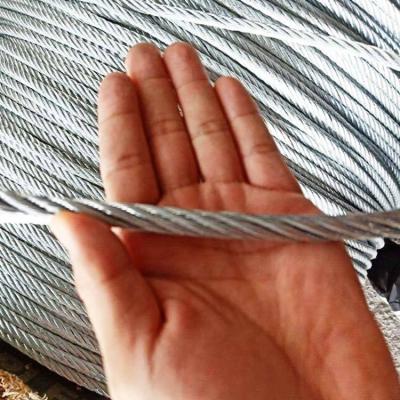 China Rope Cheap Price 10mm / 16mm 7x19 6*19fc+IWRC Galvanized Steel Wire Rope For Lifting for sale