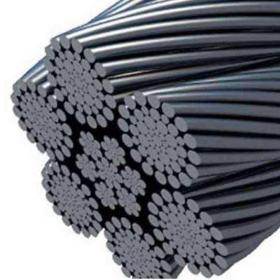 China Hard Pulled Rope Ungalvanized Wire Steel Wire Rope Factory 6x37+iwrc for sale