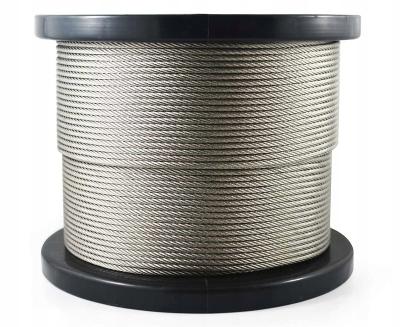 China Rope Galvanized DIN3060 Steel Wire Rope 6x19 FC IWRC for sale