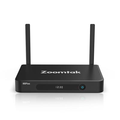 China Exclusive model Allwinner H6 Zoomtak 2GB rom16GB 4K Android wifi dual tv smart box for sale