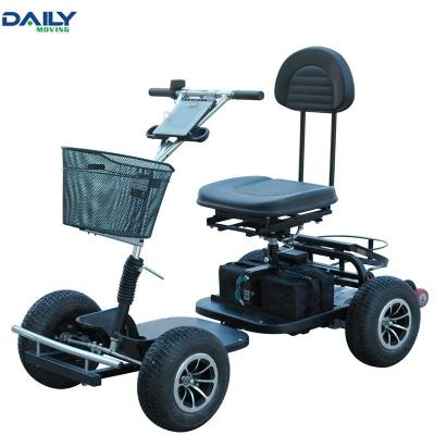 China Single Seat Easy Folding Electric Golf Cart With Bag Rack 140KG for sale