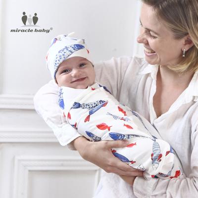 China Anti-pilling Baby Blanket Knitting Adjustable 100% Baby Bath Blanket Cotton White Wrap Towel Baby Wrap Covering for sale